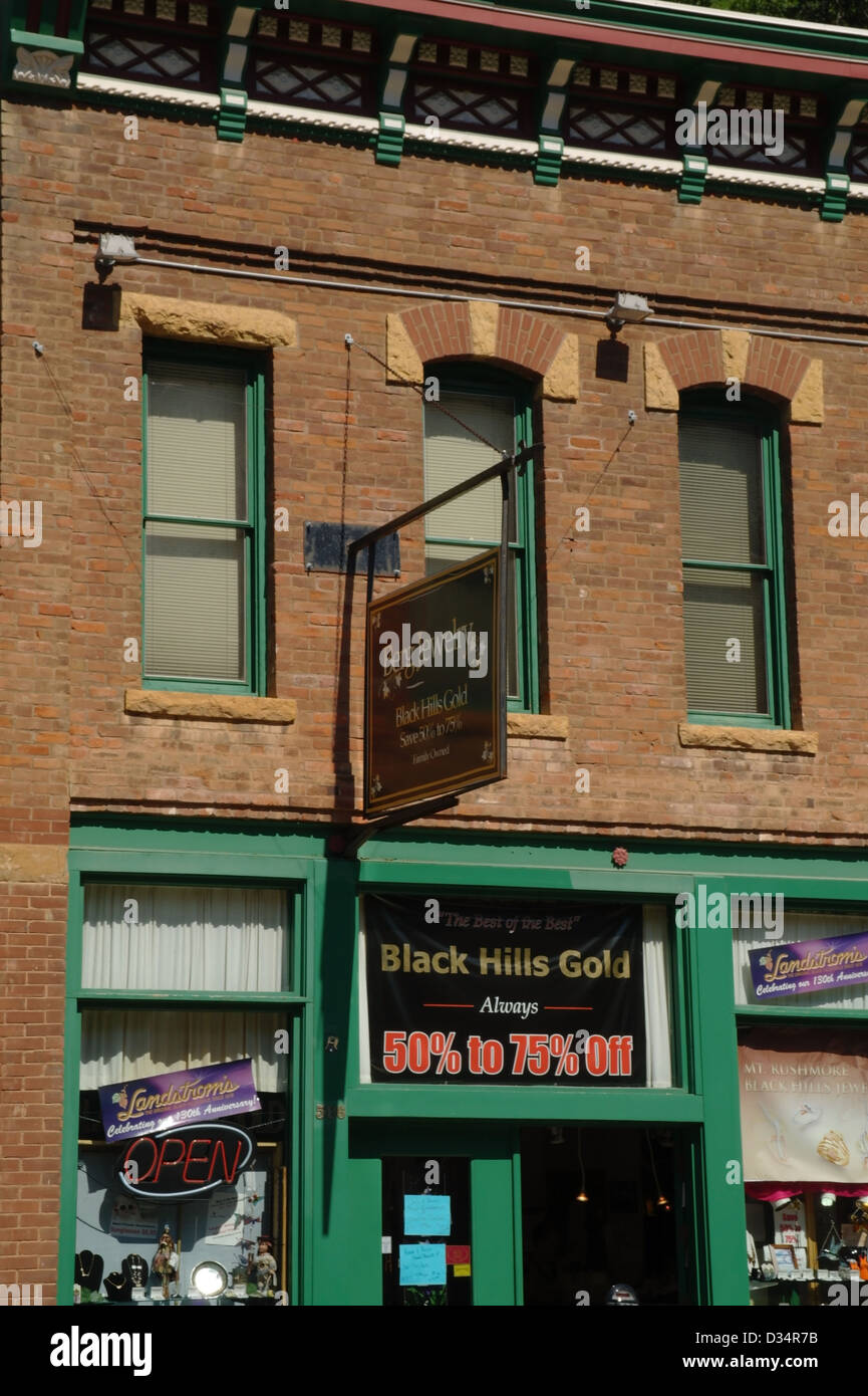 1 sign berg jewelry extending building facade hires stock photography