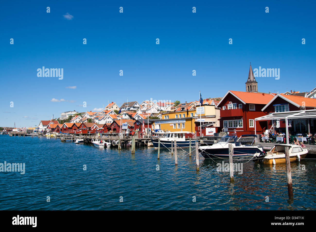 Swedish fishing village Fjällbacka on the west coast Stock Photo Alamy