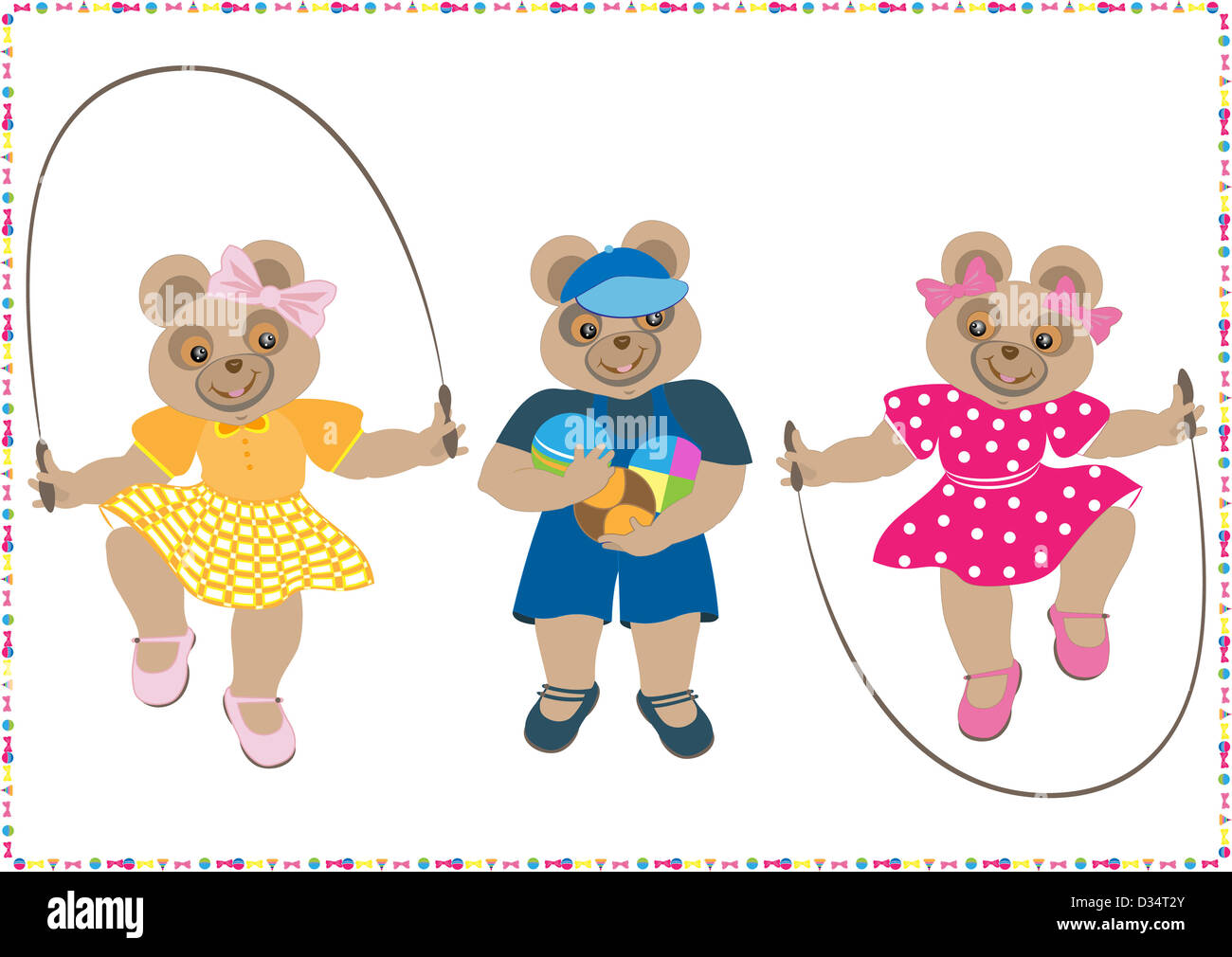 3 little bears toys