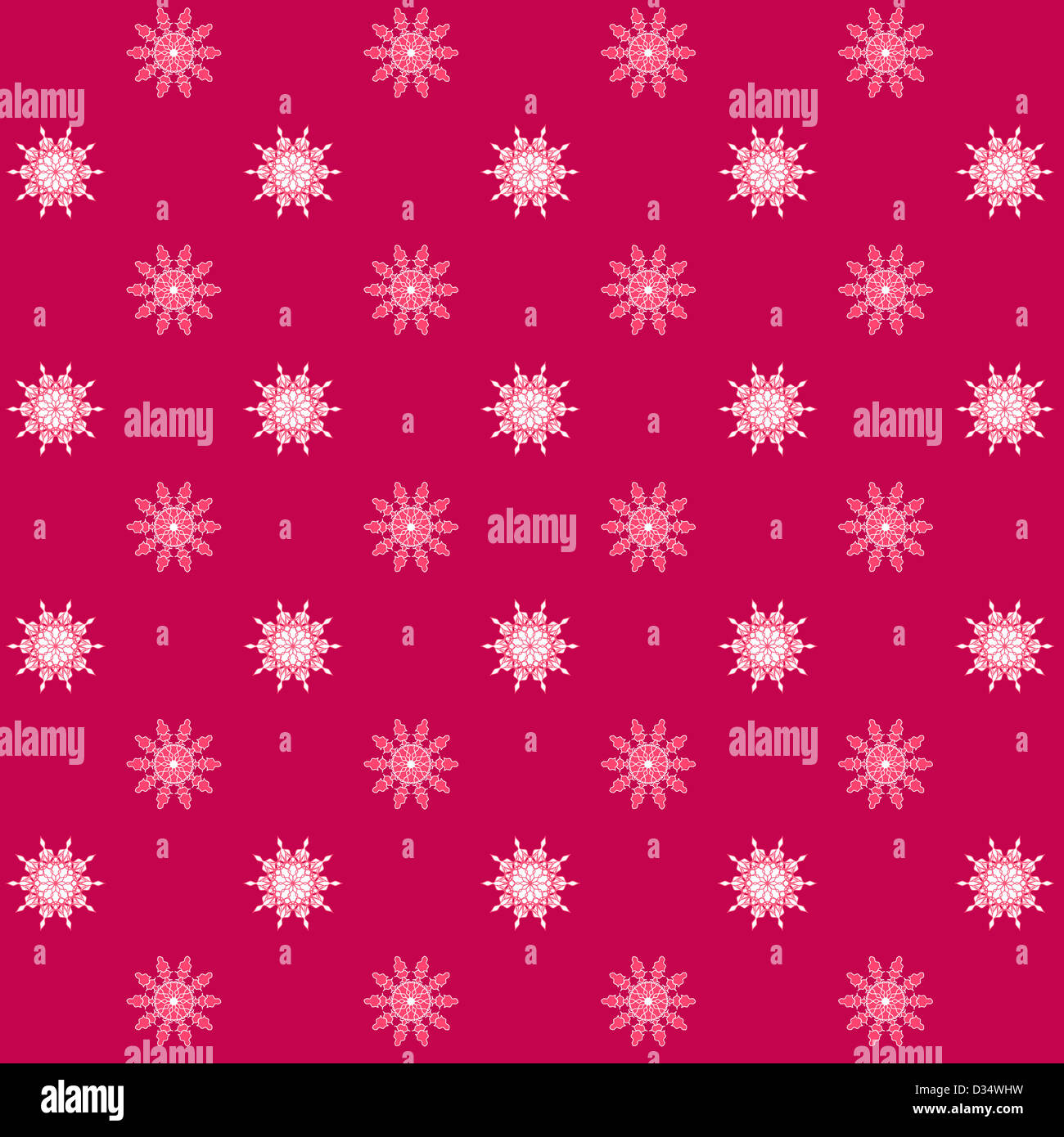 Artistic floral pattern on pink Stock Photo