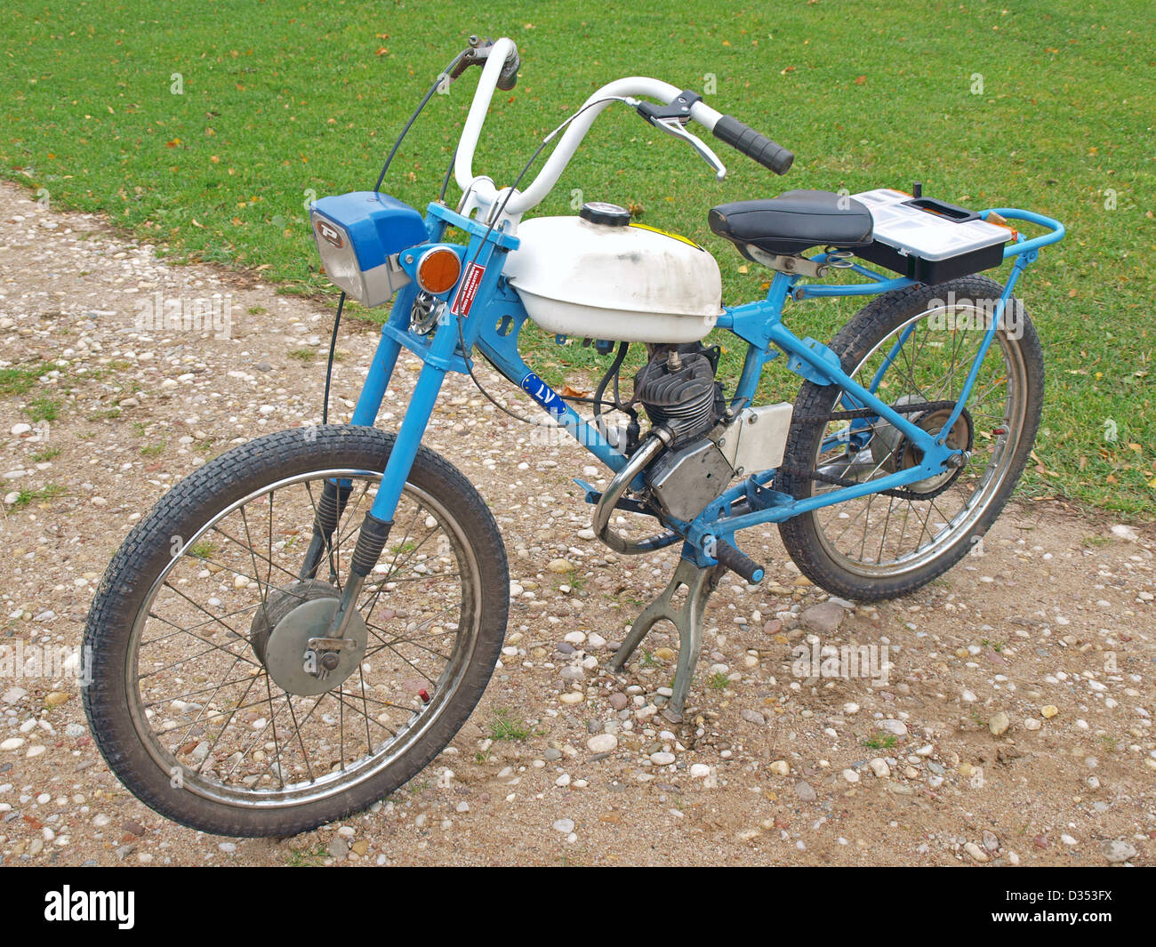 Old retro russian moped riga 21 hi-res stock photography and images - Alamy