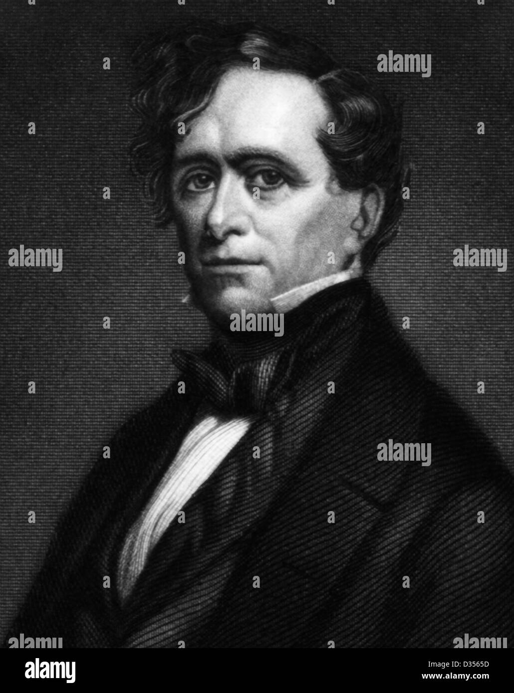 Vintage portrait of Franklin Pierce Stock Photo - Alamy
