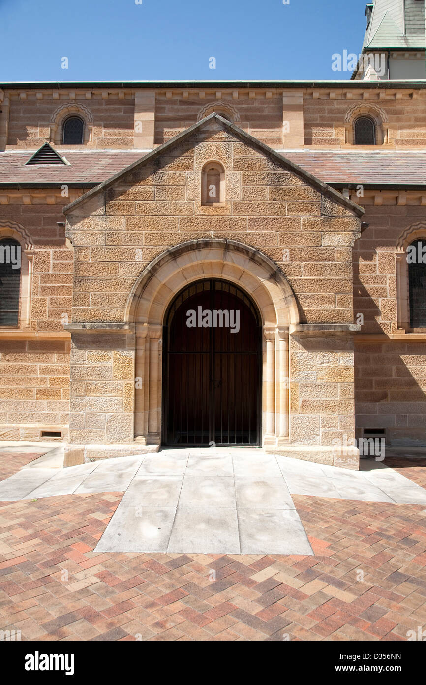 The site on which St Johns Cathedral stands is the oldest continuous place of worship in Australia. Stock Photo