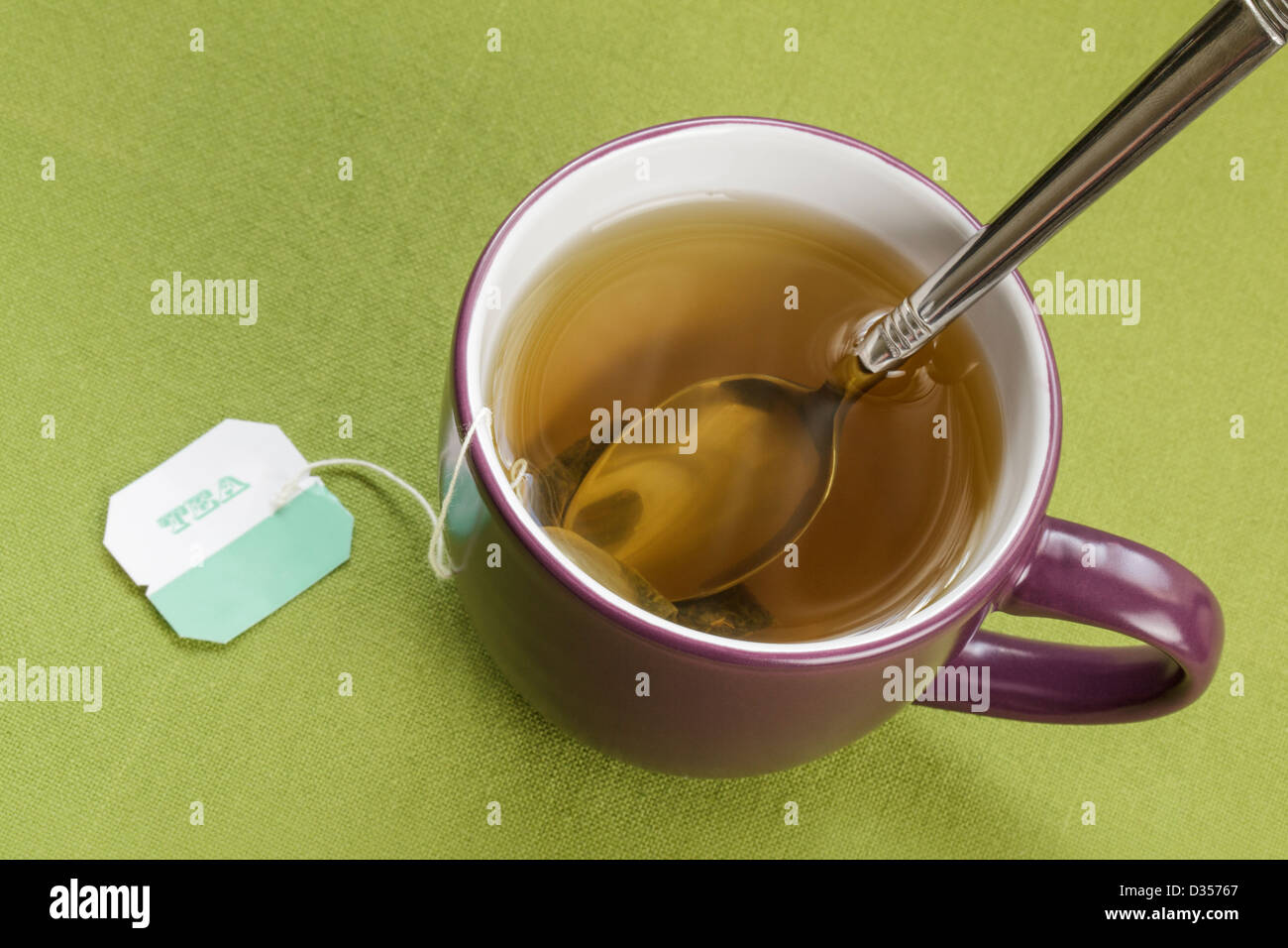 Cup of herbal infusion Stock Photo