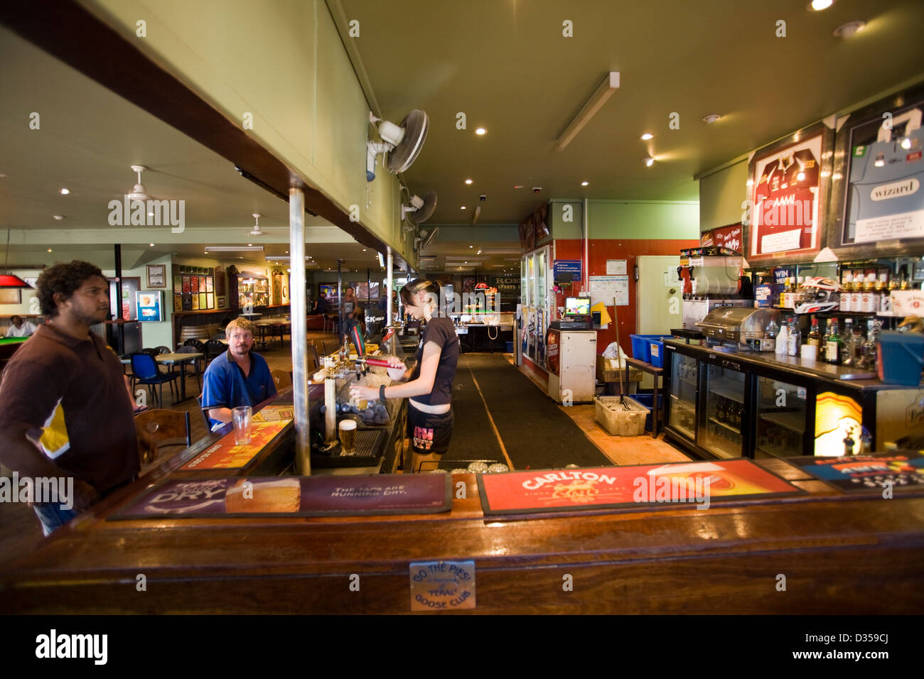 The historic 1890 Roebuck Bay Hotel & Pub is a landmark institution in