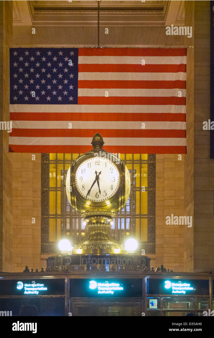Grand Central Station clock Stock Photo Alamy