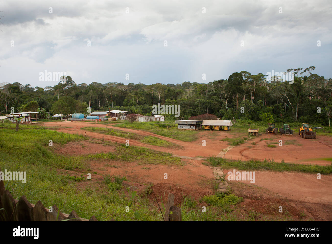 CAMEROON, 24th Sept 2012: A cobalt mine area has yet to begin extraction.   Photograph by Mike Goldwater Stock Photo