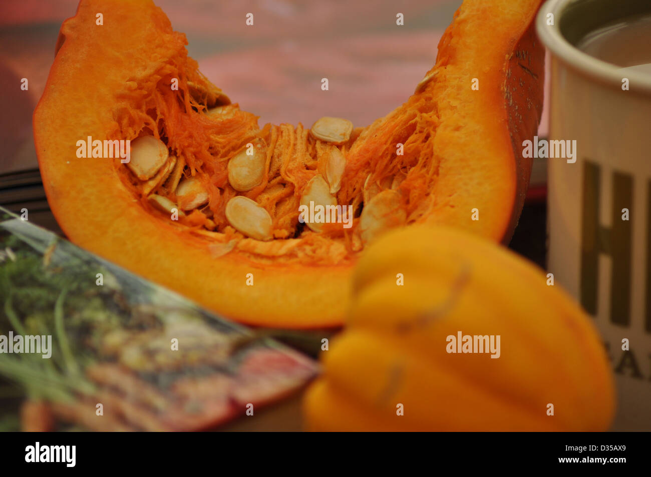gardeners table Stock Photo