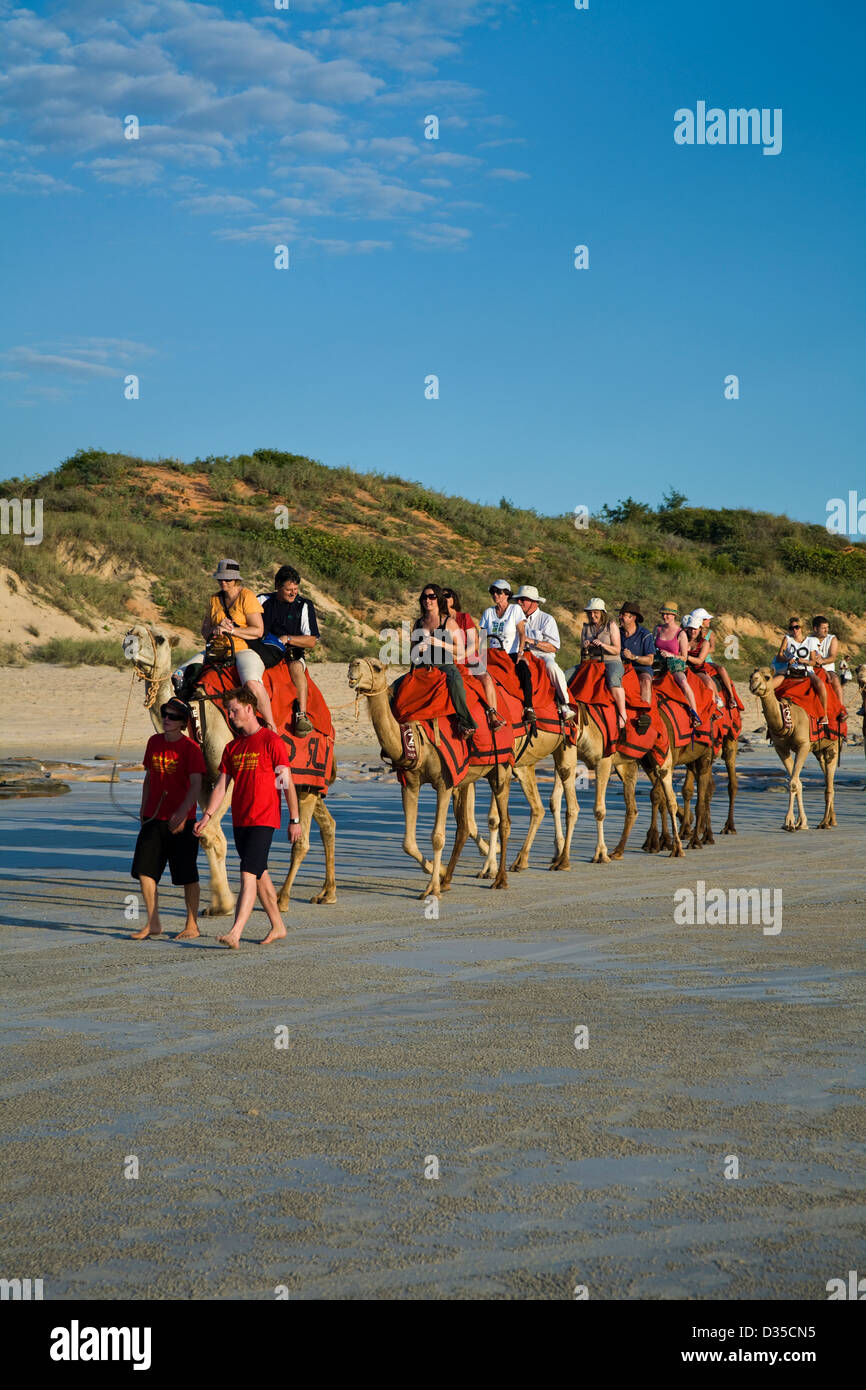 A camel ride on Cable Beach -- at either sunrise or sunset -- is a ...