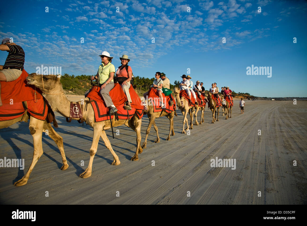 A camel ride on Cable Beach -- at either sunrise or sunset -- is a ...