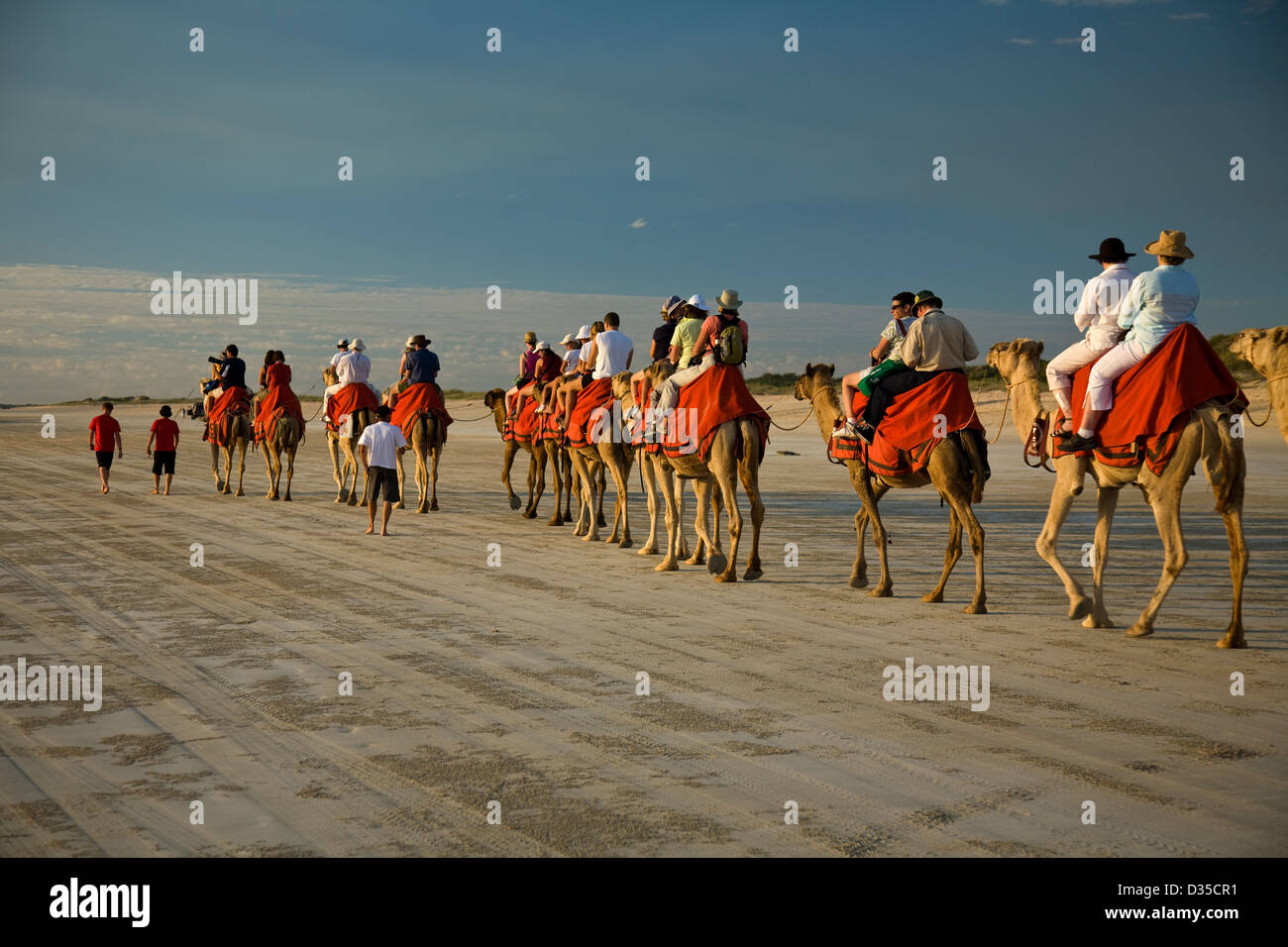 A camel ride on Cable Beach -- at either sunrise or sunset -- is a ...