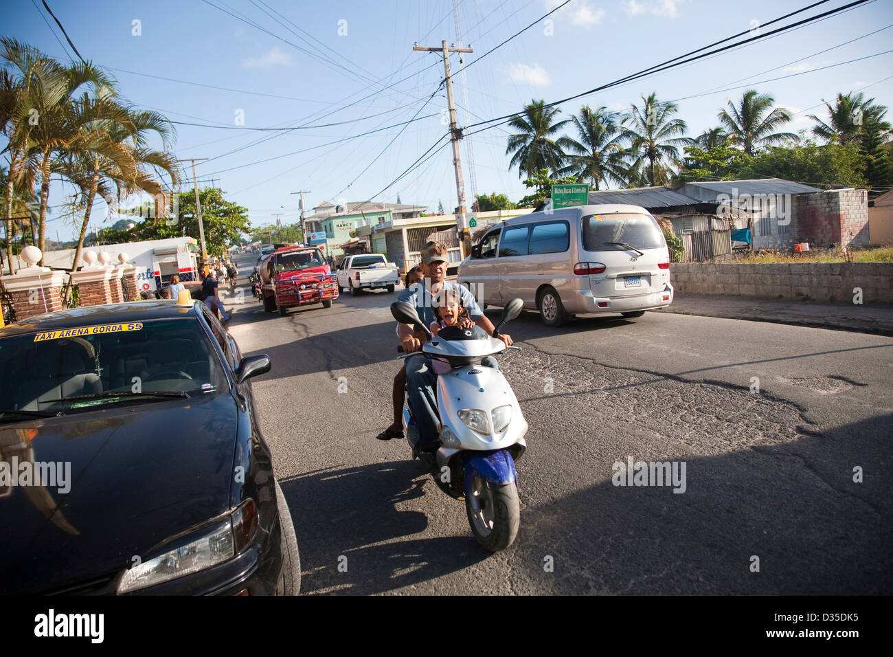 america, caribbean sea, hispaniola island, dominican republic, otra banda city, daily life Stock Photo