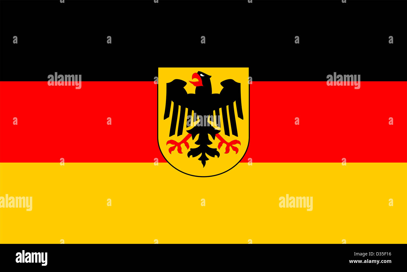 Flag of Germany. Stock Photo