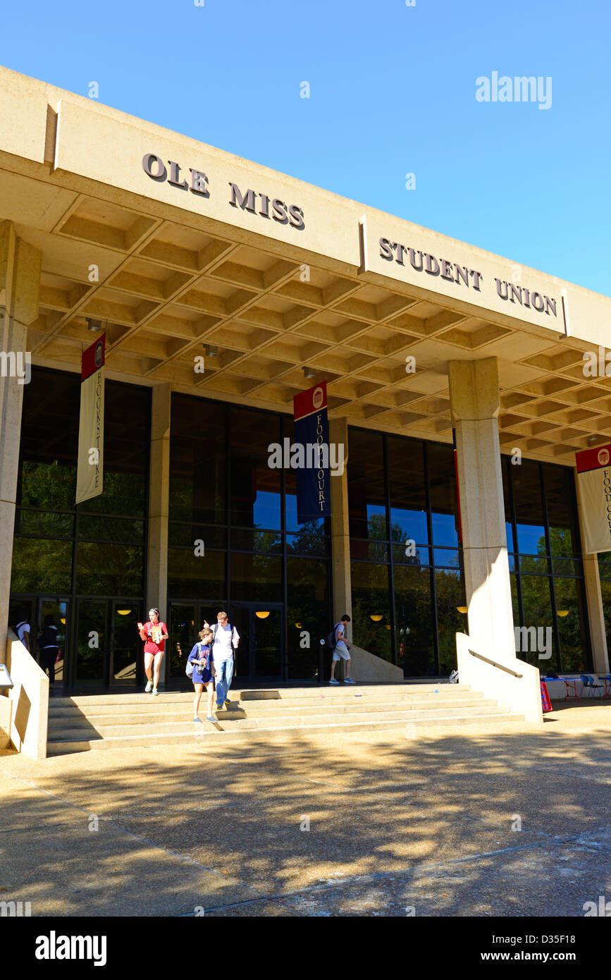 Student Union Ole Miss Campus University Oxford Mississippi MS Stock