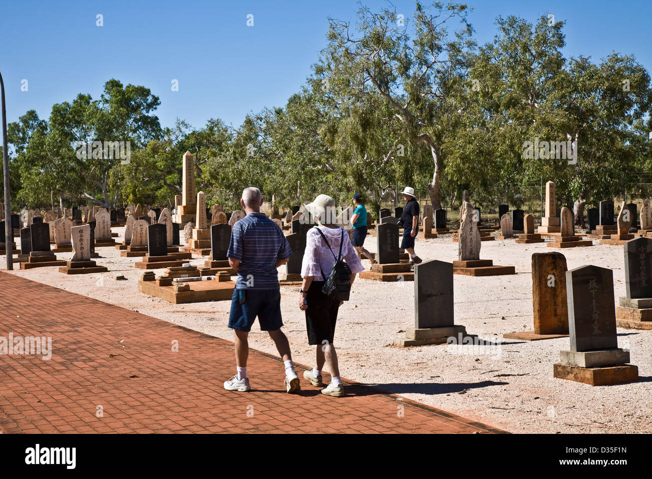 Japanese Cemetery, Broome, Western Australia Stock Photo