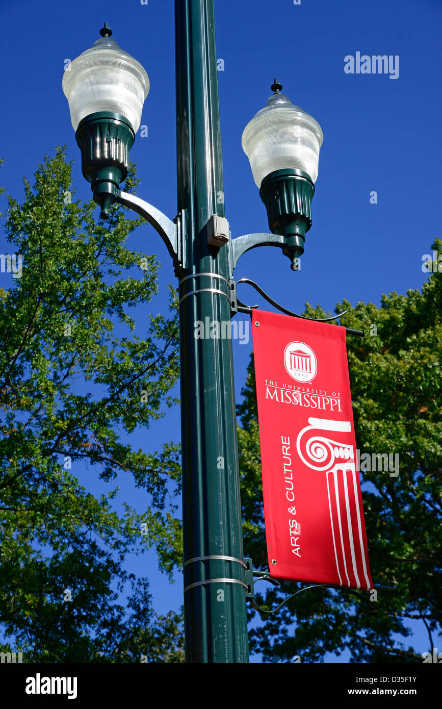 Ole Miss Campus University Oxford Mississippi MS US Stock Photo