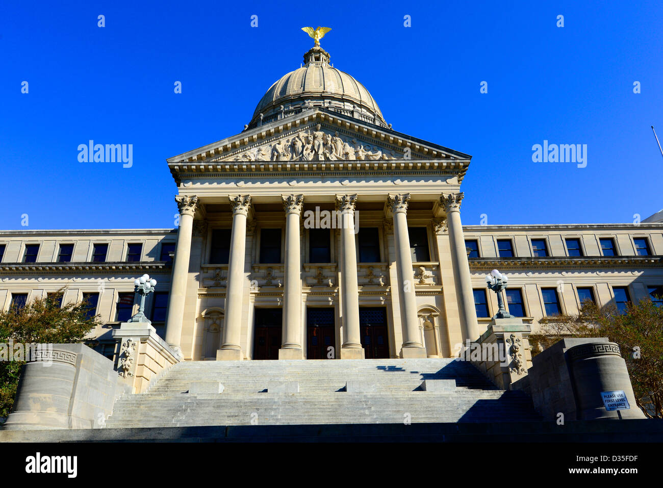 State Capitol Jackson Mississippi MS US Stock Photo