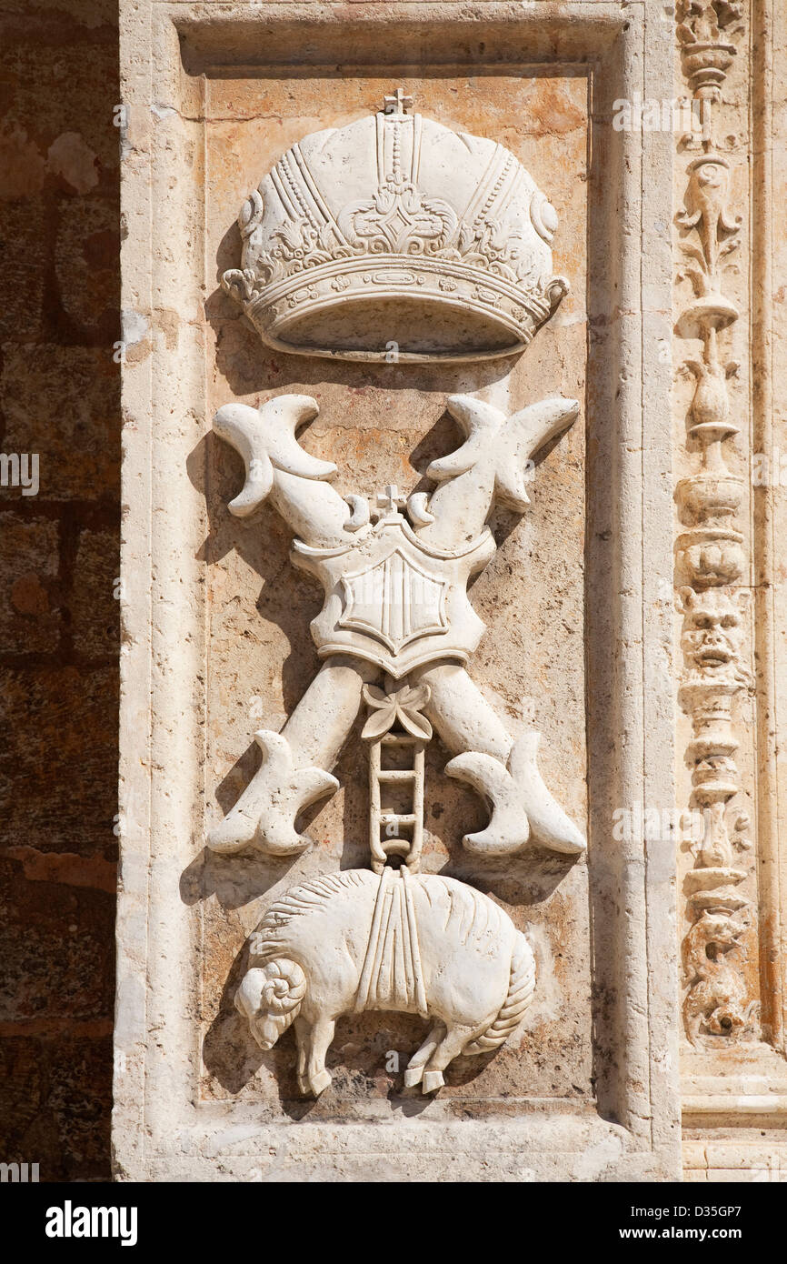 america, caribbean sea, hispaniola island, dominican republic, santo domingo town, cathedral Stock Photo