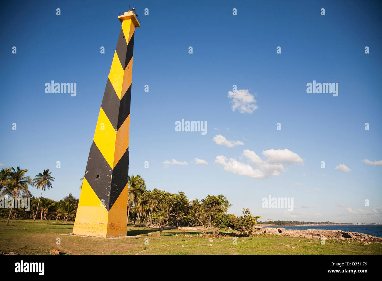 america, caribbean sea, hispaniola island, dominican republic, santo domingo town, lighthouse Stock Photo