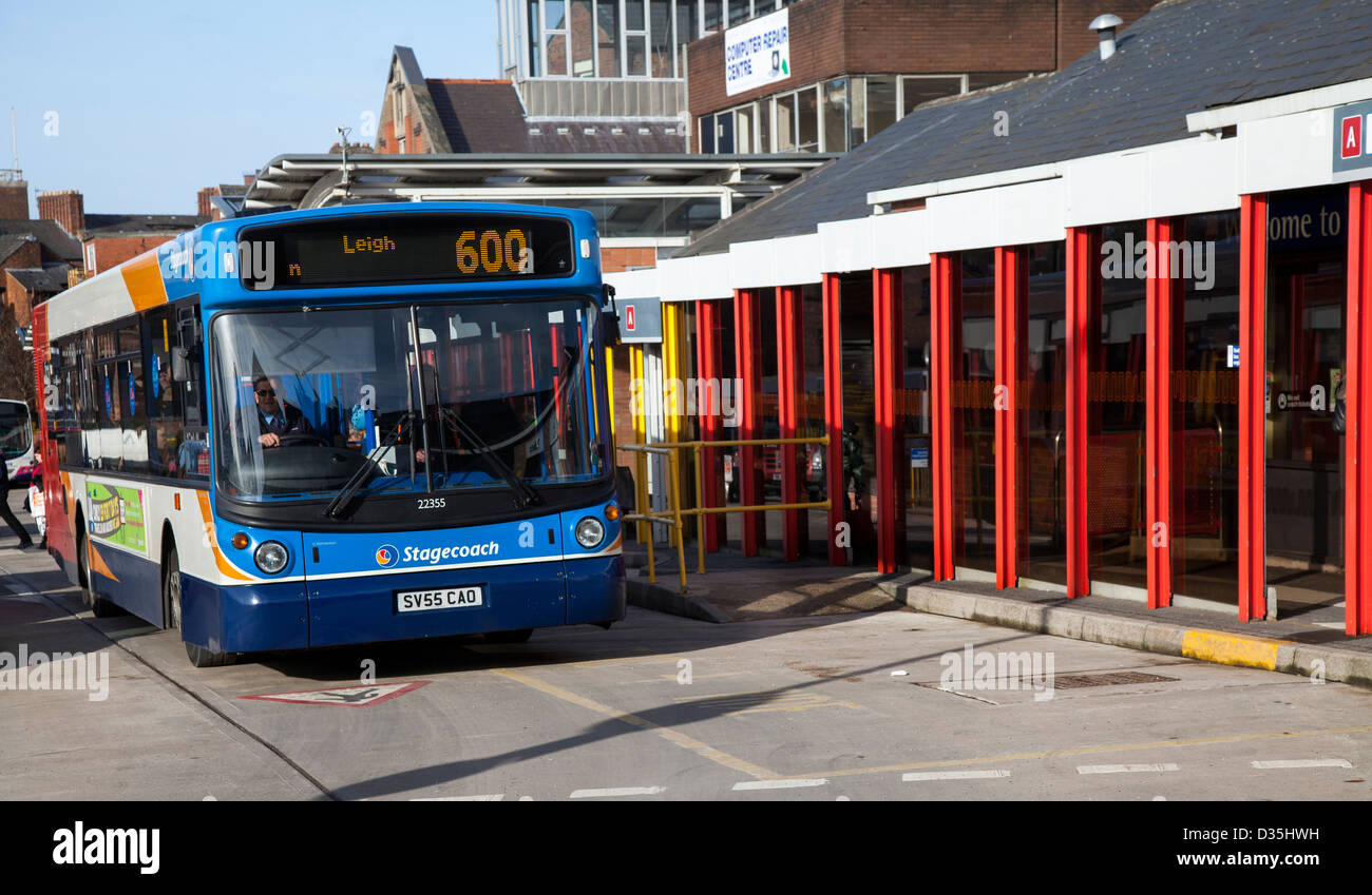 Wigan bus station market square hires stock photography and images Alamy