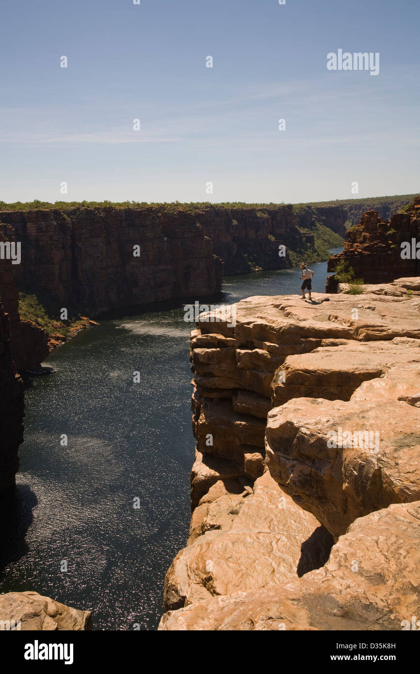 View of King River from above