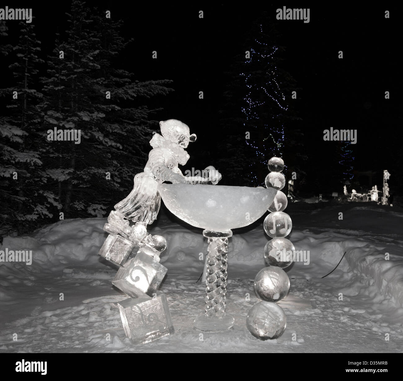 Ice sculpture in magic ice hi-res stock photography and images - Alamy