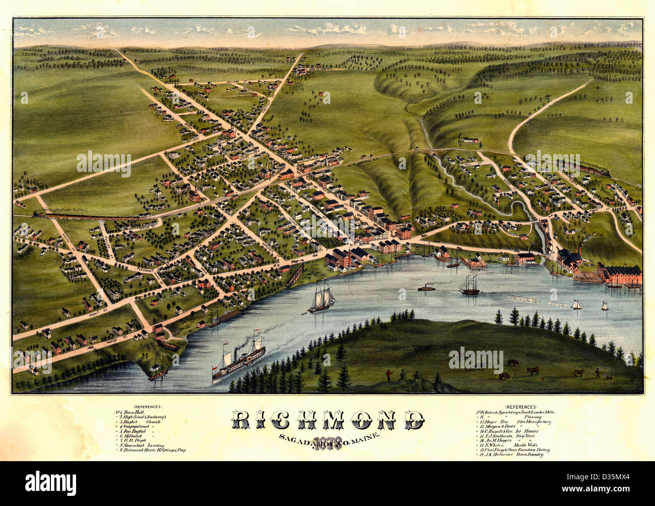 Richmond, sagadahoc county hires stock photography and images Alamy