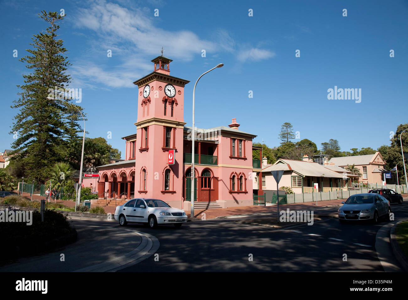 The Italianate post office building was completed in 1878 in Kiama South Coast NSW Australia Stock Photo