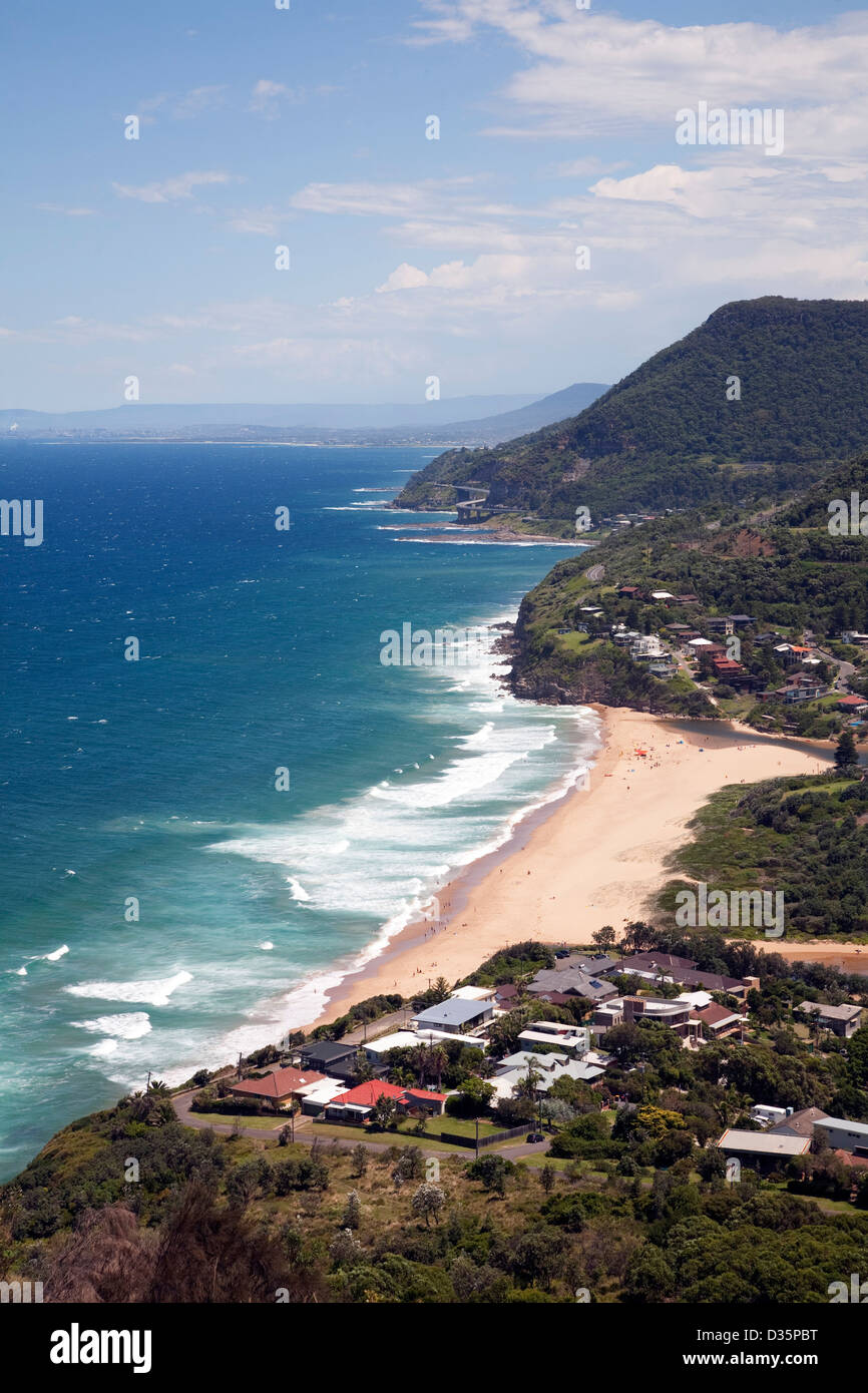 Stanwell Park is a picturesque coastal village and northern suburb of Wollongong Australia Stock Photo