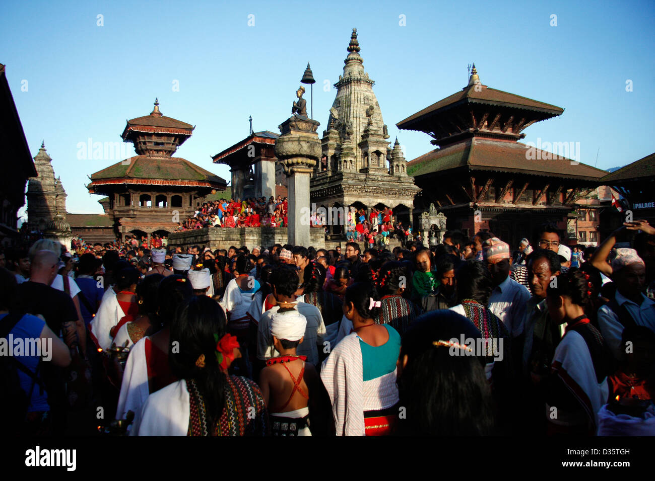 Bhaktapur Kathmandu Stock Photo