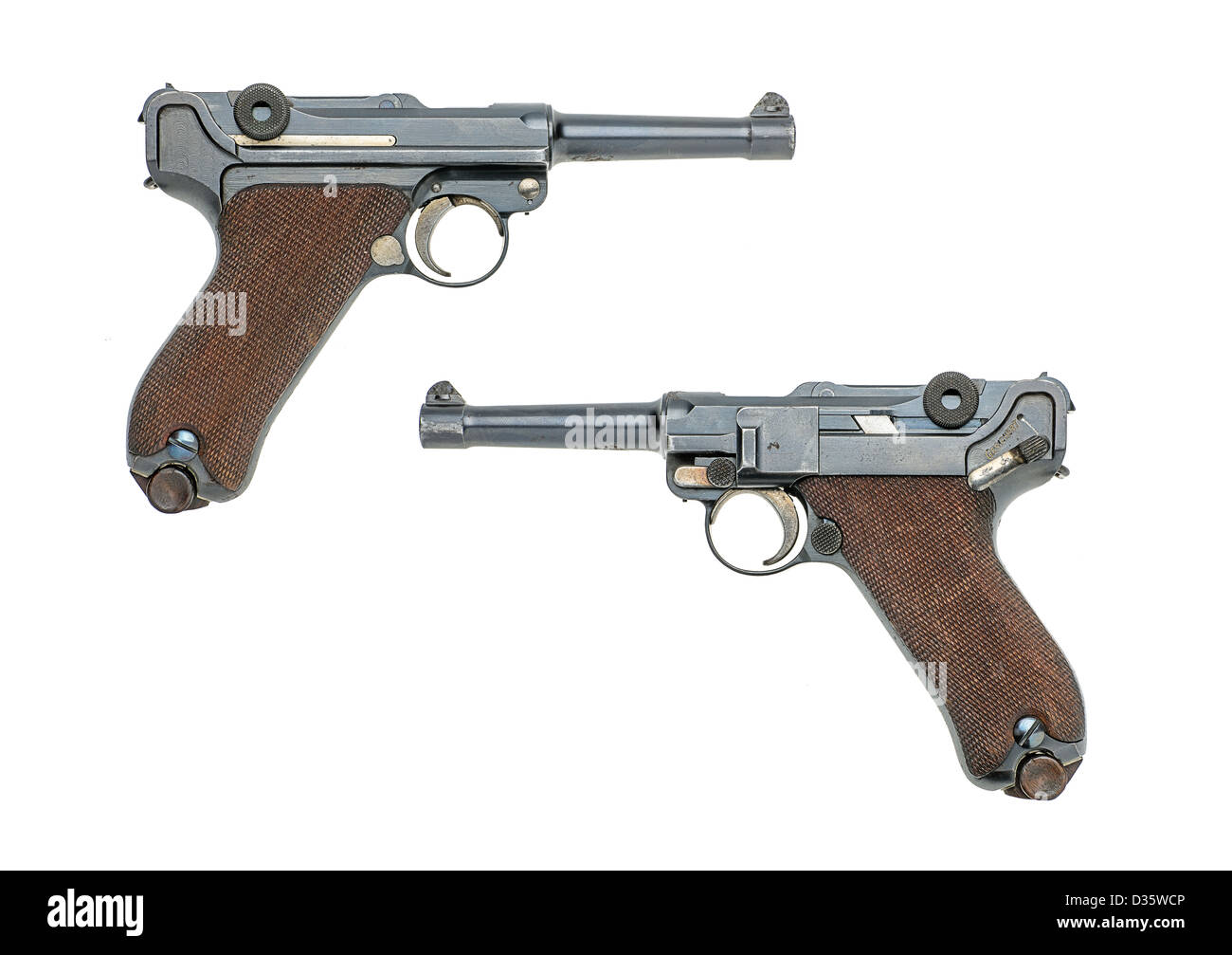 german pistol model 1908 Stock Photo
