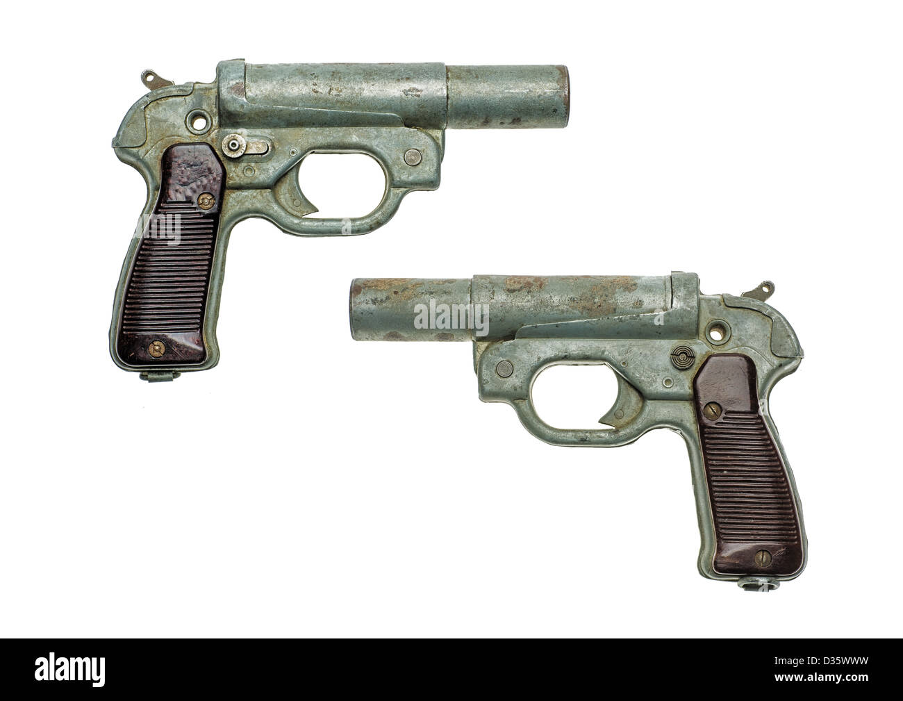 german flare gun model 42 Stock Photo