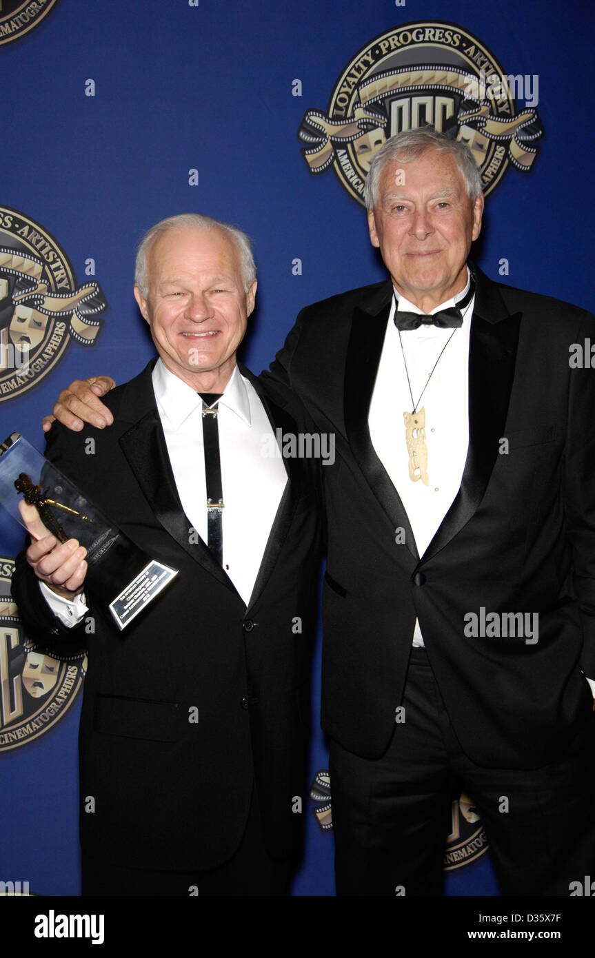 Hollywood, California, USA. 10th February 2013.  Rodney Charters and Robert Harvey during the 27th Annual American Society of Cinematographers Awards, held at the Ray Dolby Ballroom, at the Hollywood and Highland Complex, on February 10, 2013, in Los Angeles.(Credit Image: Credit:  Michael Germana/Globe Photos/ZUMAPRESS.com/Alamy Live News) Stock Photo