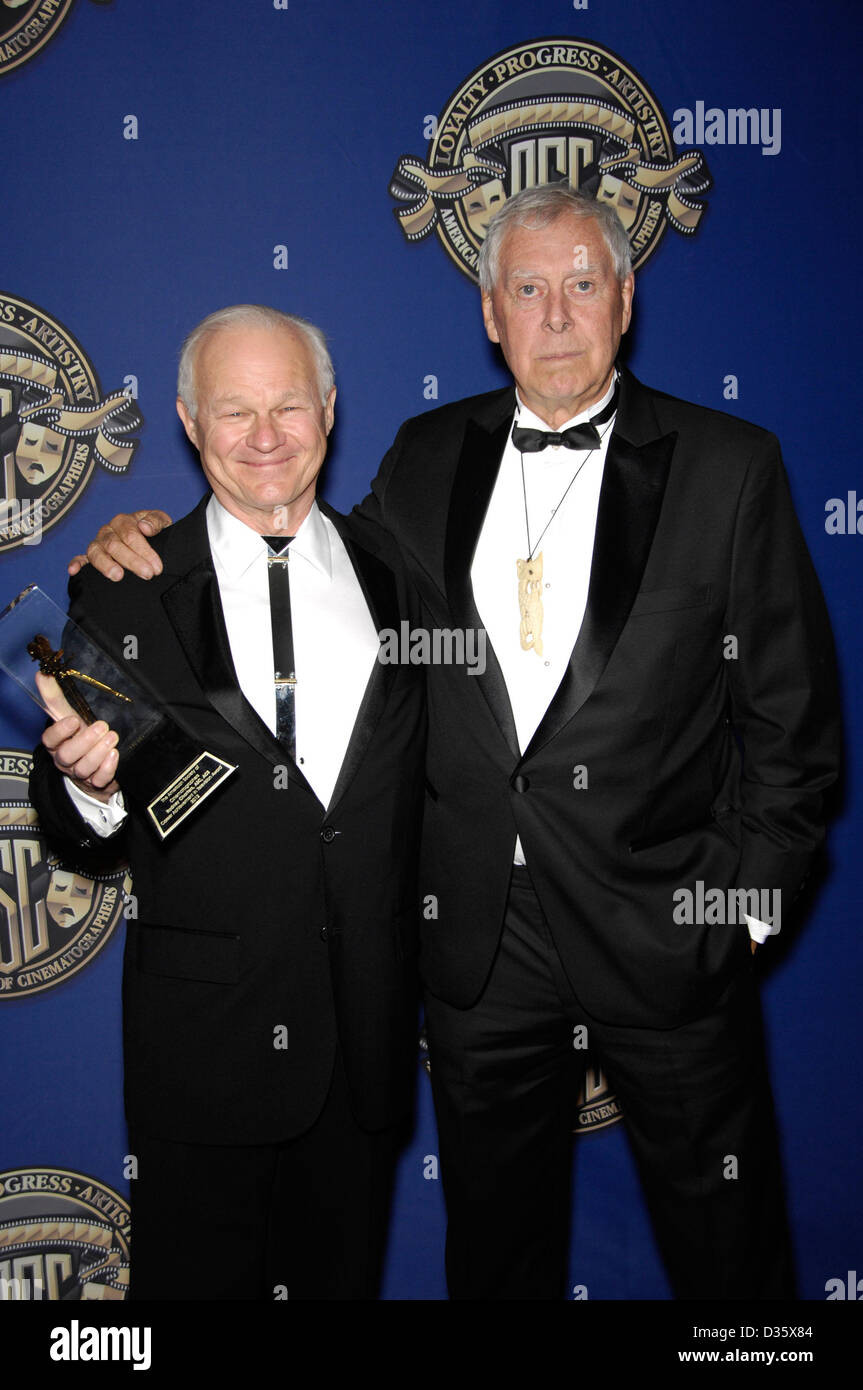 Hollywood, California, USA. 10th February 2013.  Rodney Charters and Robert Harvey during the 27th Annual American Society of Cinematographers Awards, held at the Ray Dolby Ballroom, at the Hollywood and Highland Complex, on February 10, 2013, in Los Angeles.(Credit Image: Credit:  Michael Germana/Globe Photos/ZUMAPRESS.com/Alamy Live News) Stock Photo