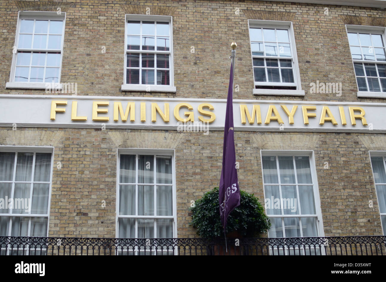 The Flemings Hotel in Mayfair, London, UK Stock Photo