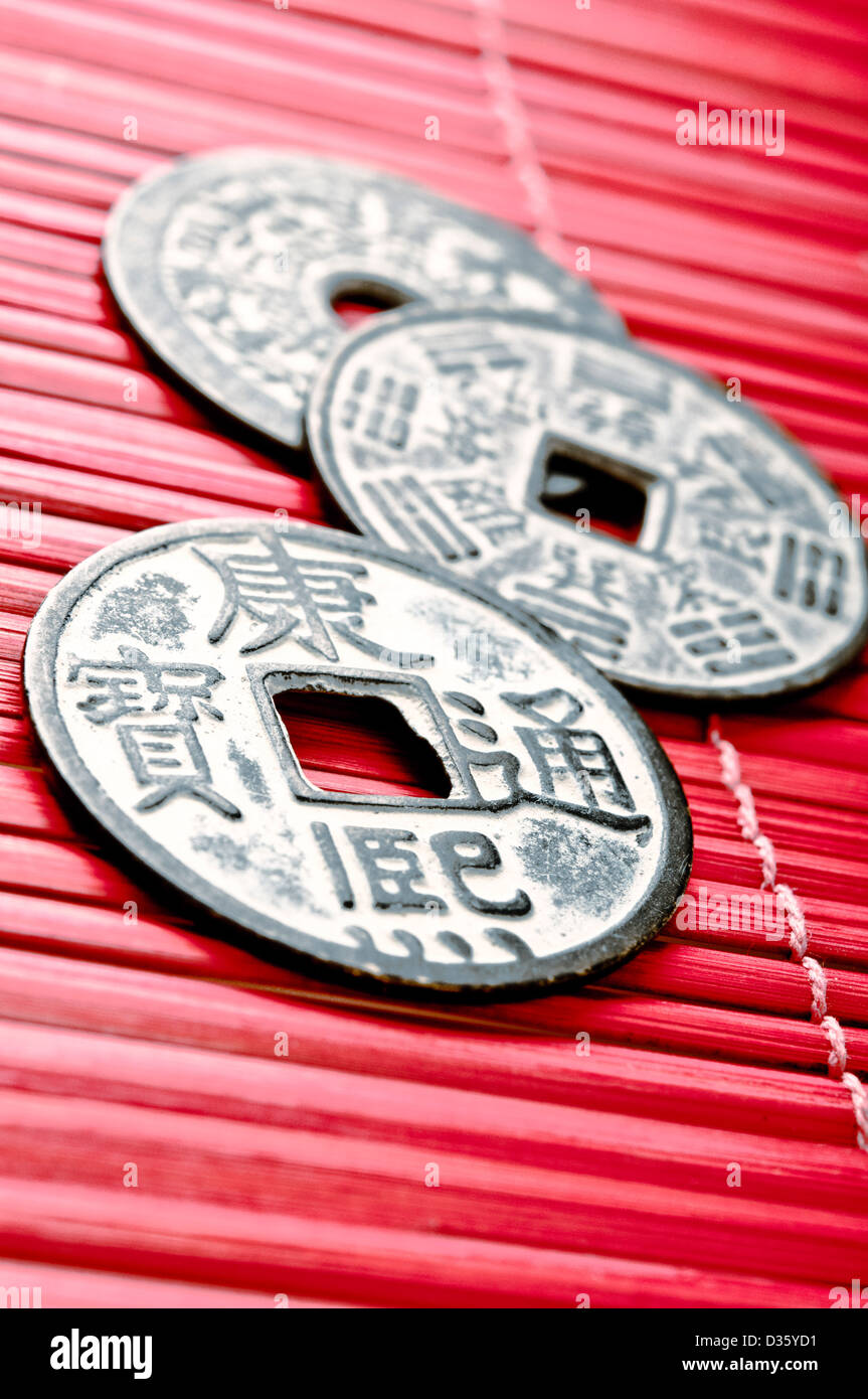Chinese lucky coin hires stock photography and images Alamy