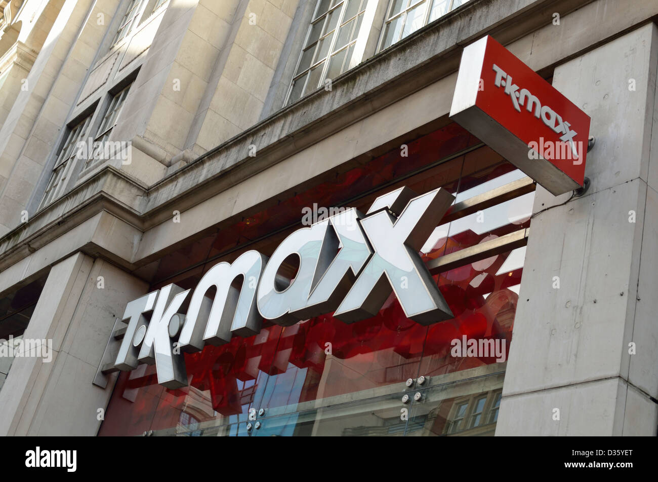 TK Maxx clothes shop in Kensington High Street, London, UK Stock Photo Alamy