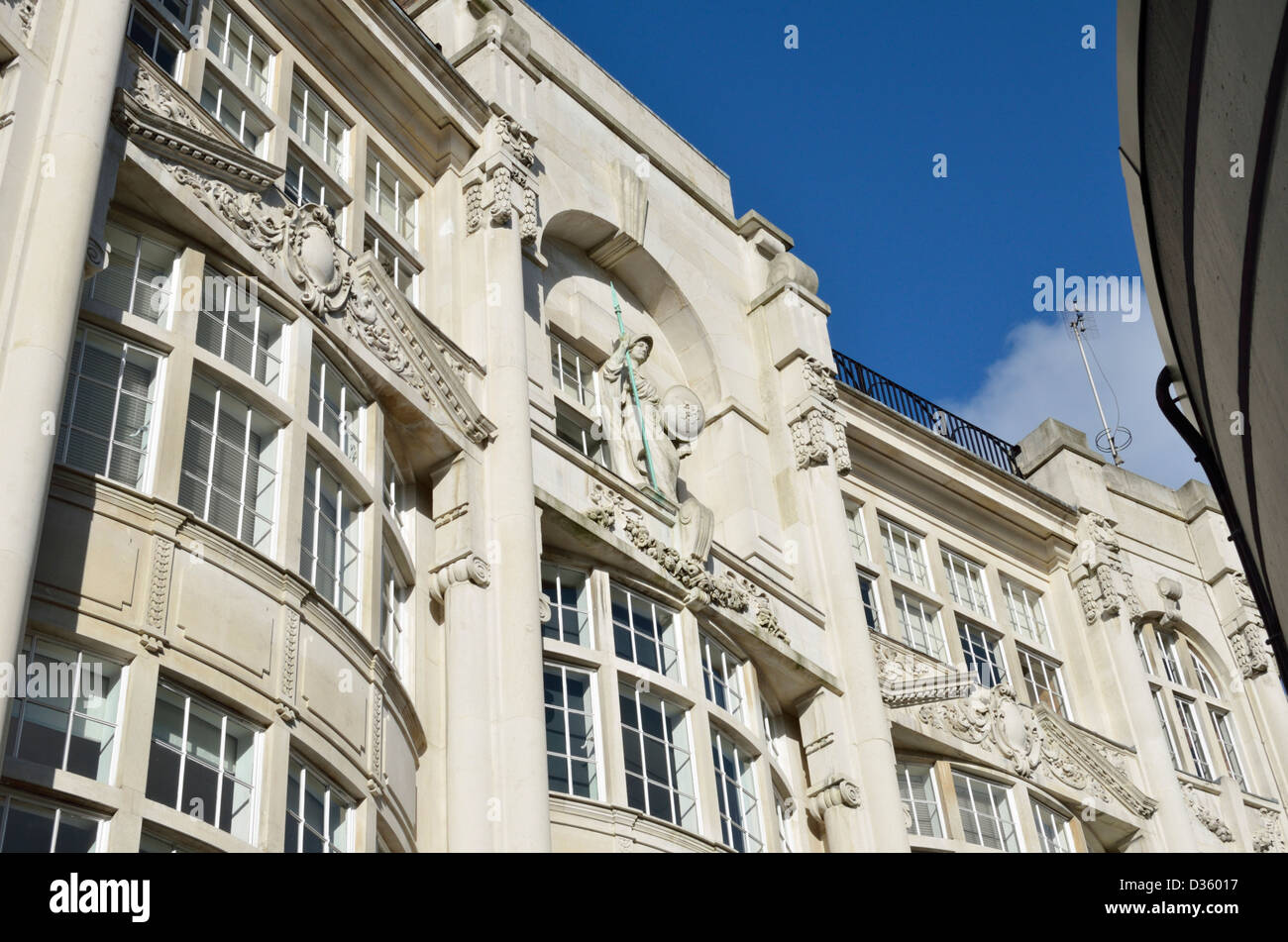Minerva House, North Crescent WC1, Bloomsbury, London, UK Stock Photo