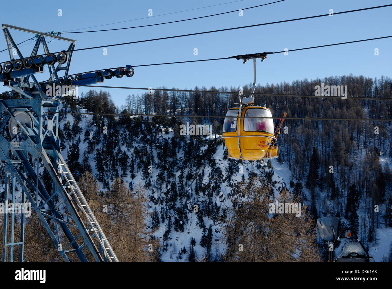 Frejus Gondola In The French Ski Resort Serre Chevalier Located In The Alps Stock Photo Alamy Frejus Gondola In The French Ski Resort Serre Chevalier Located In The Alps Stock Photo Alamy