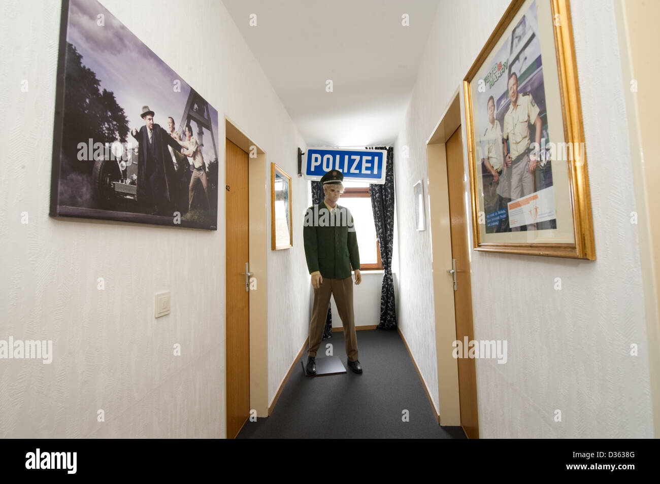 Toto and Harry Theme Area in the Thriller Hotel in Hillesheim (Germany) Stock Photo