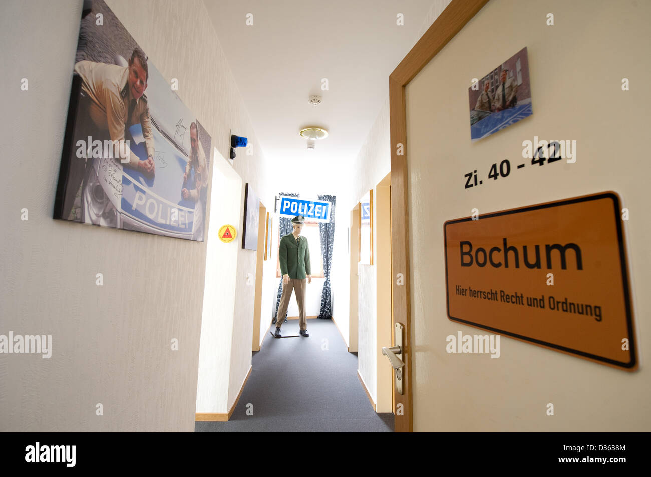 Toto and Harry Theme Area in the Thriller Hotel in Hillesheim (Germany) Stock Photo