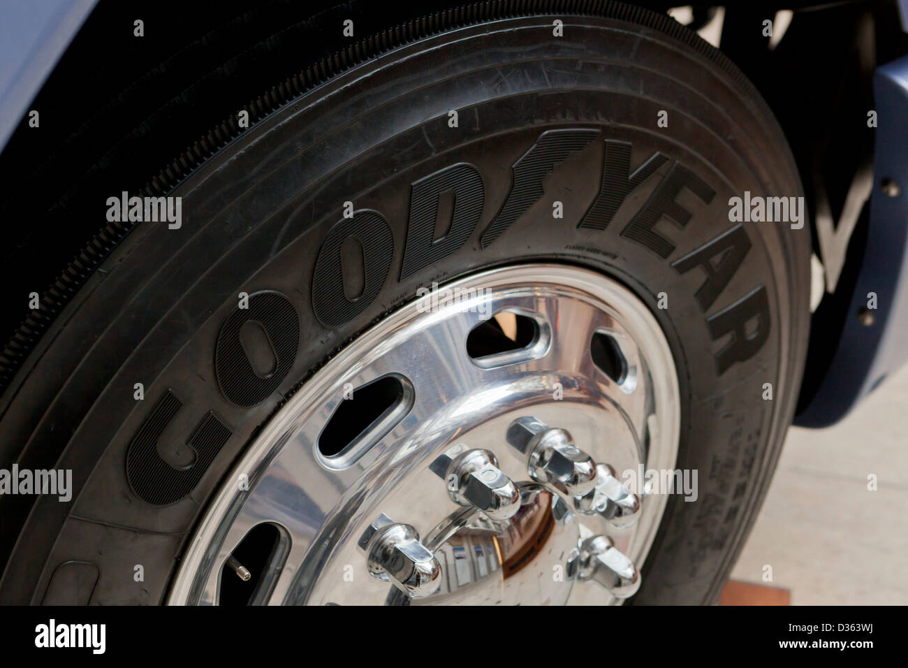Goodyear truck tire Stock Photo Alamy