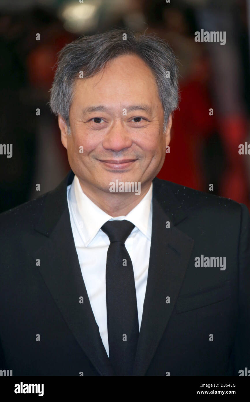 Director Ang Lee arrives at the EE British Academy Film Awards at The Royal Opera House in London, England, on 10 February 2013. Photo: Hubert Boesl Stock Photo