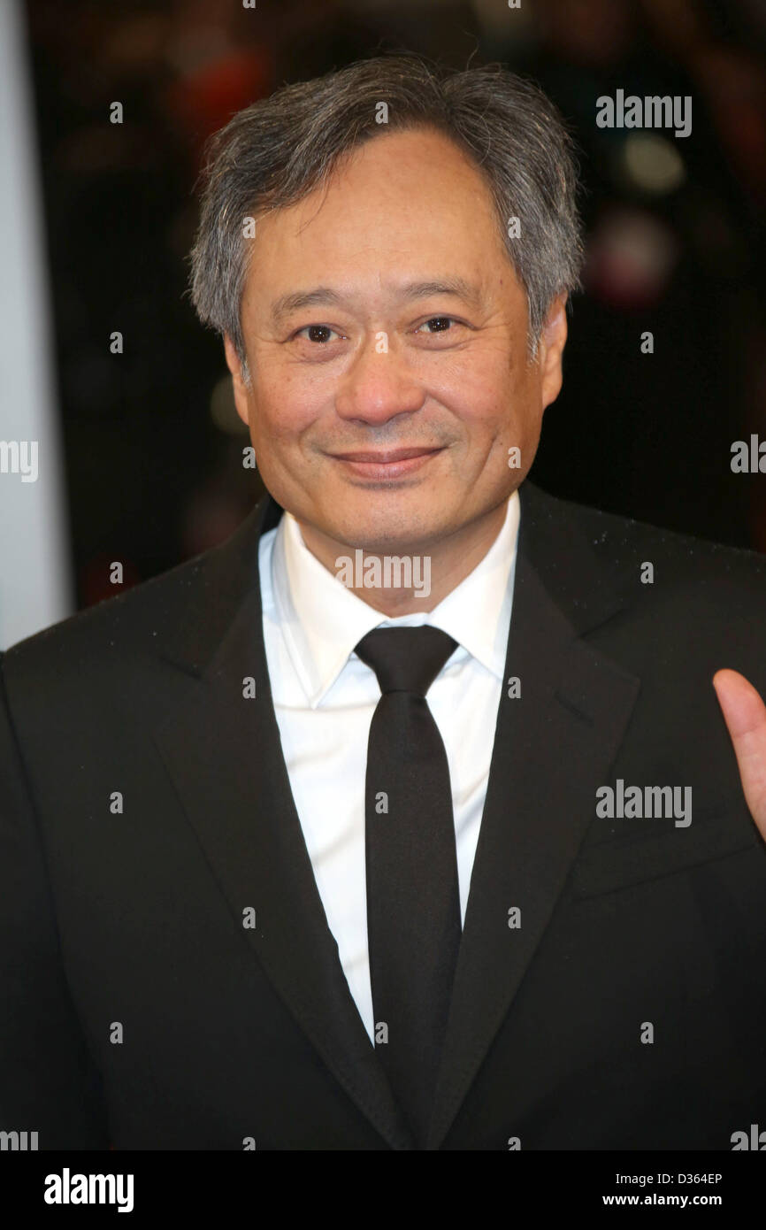 Director Ang Lee arrives at the EE British Academy Film Awards at The Royal Opera House in London, England, on 10 February 2013. Photo: Hubert Boesl Stock Photo