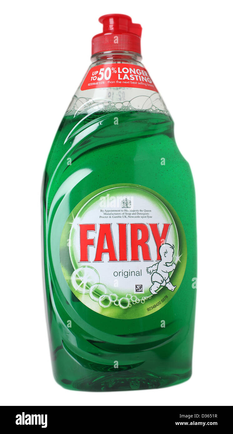 Fairy Liquid washing up detergent. Stock Photo