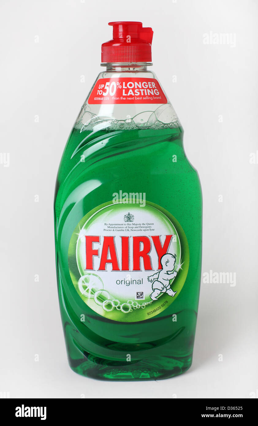 Fairy Liquid washing up detergent. Stock Photo
