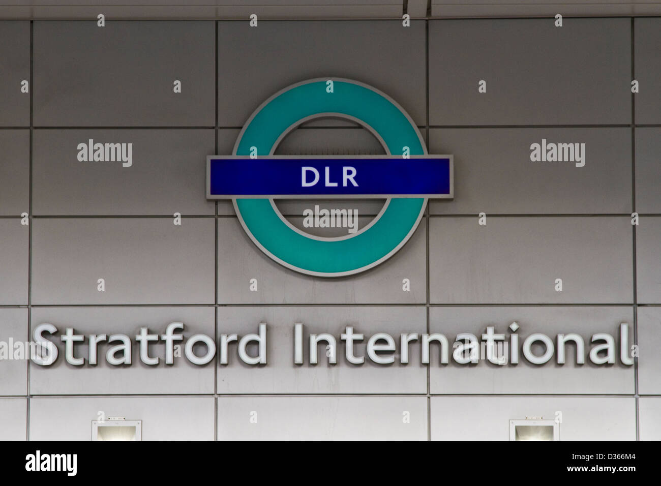 DLR Stratford International railway station Stock Photo Alamy