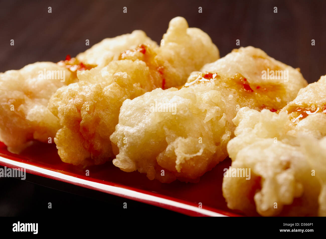 Fish & chips.Japanese fried tempura Stock Photo - Alamy