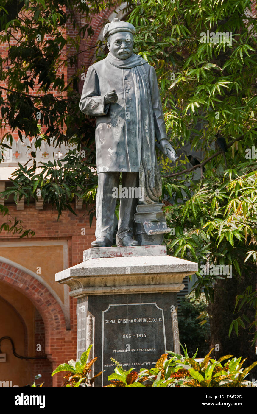 Gopal Krishna Gokhale 1866 - 1915 teacher and statesman University of Chennai ( Madras ) India Tamil Nadu Stock Photo