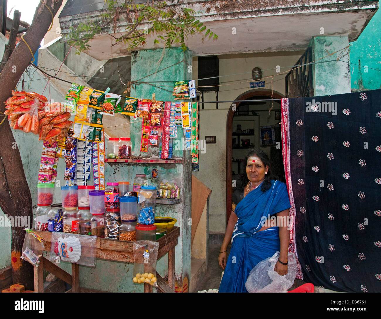 Chennai ( Madras ) Fishing Village India Tamil Nadu Stock Photo